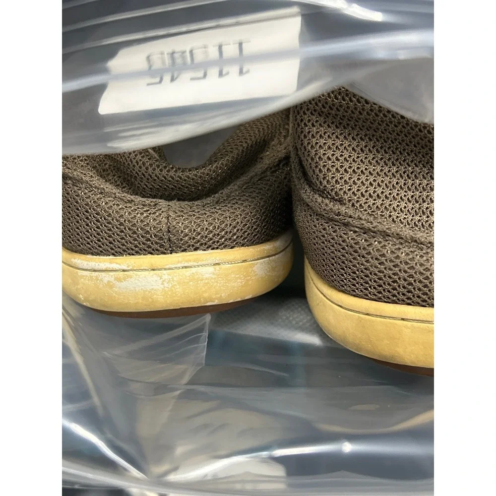 OluKai Nohea Mesh Men Slip On Loafers Brown Mesh Shoes 10188-4040 Size 11